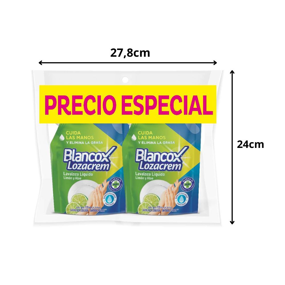 Lavaloza LOZA CREM limón y aloe (1440  ml) img #2