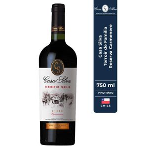 Vino tinto CASA SILVA reserva Carmenere (750 ml)