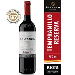 Vino tinto ALTANZA reserva Tempranillo (750 ml)