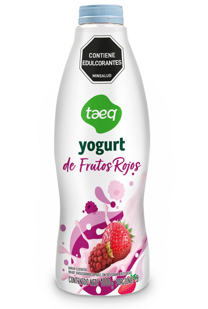 Yogurt TAEQ frutos rojos botella (973.71  ml) img #1