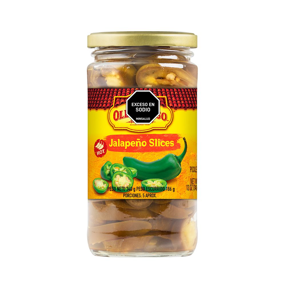 Jalapeños OLD EL PASO MARCA EXCLUSIVA rodajas (186  gr) img #1