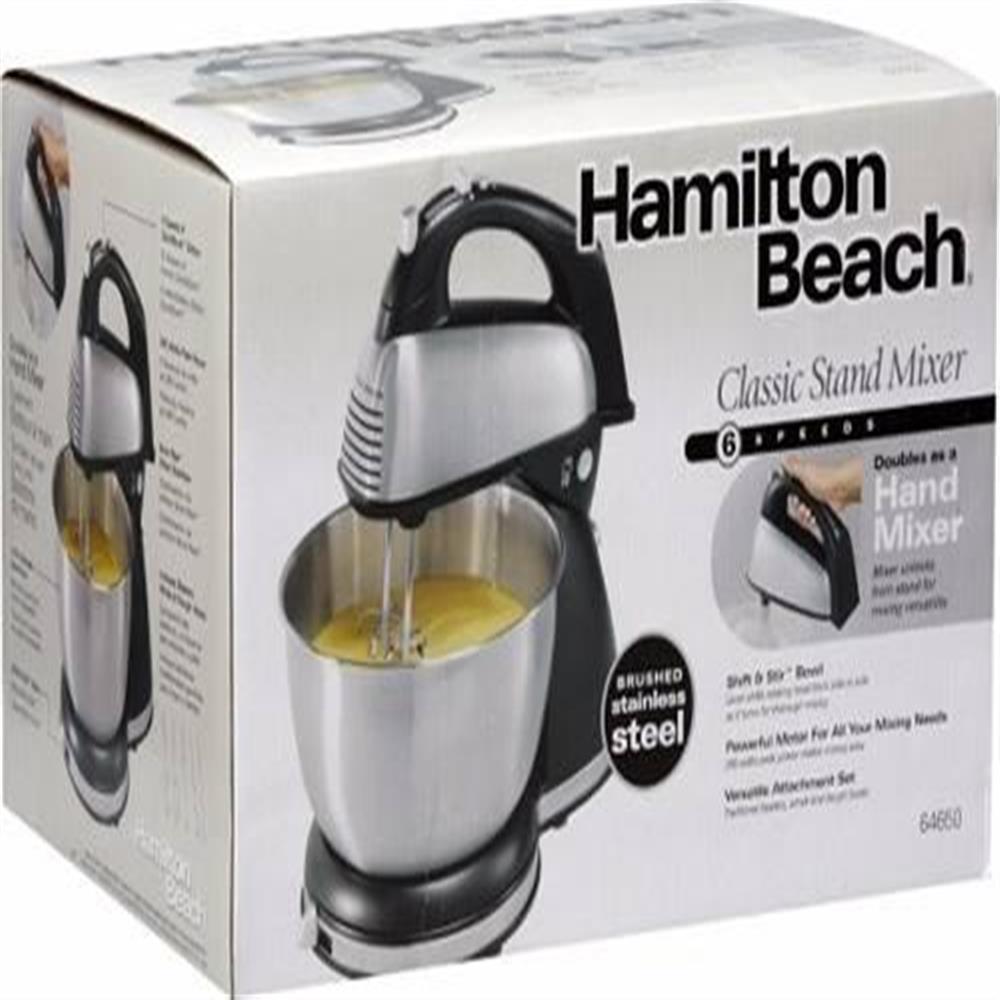 Batidora De Pie Clasica Hamilton Beach 64650 Plateado img #1
