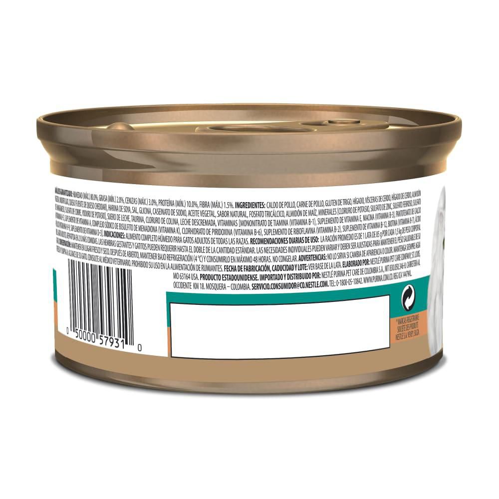 Comida para gatos FANCY FEAST petits filets sabor a pollo y queso (85  gr) img #2