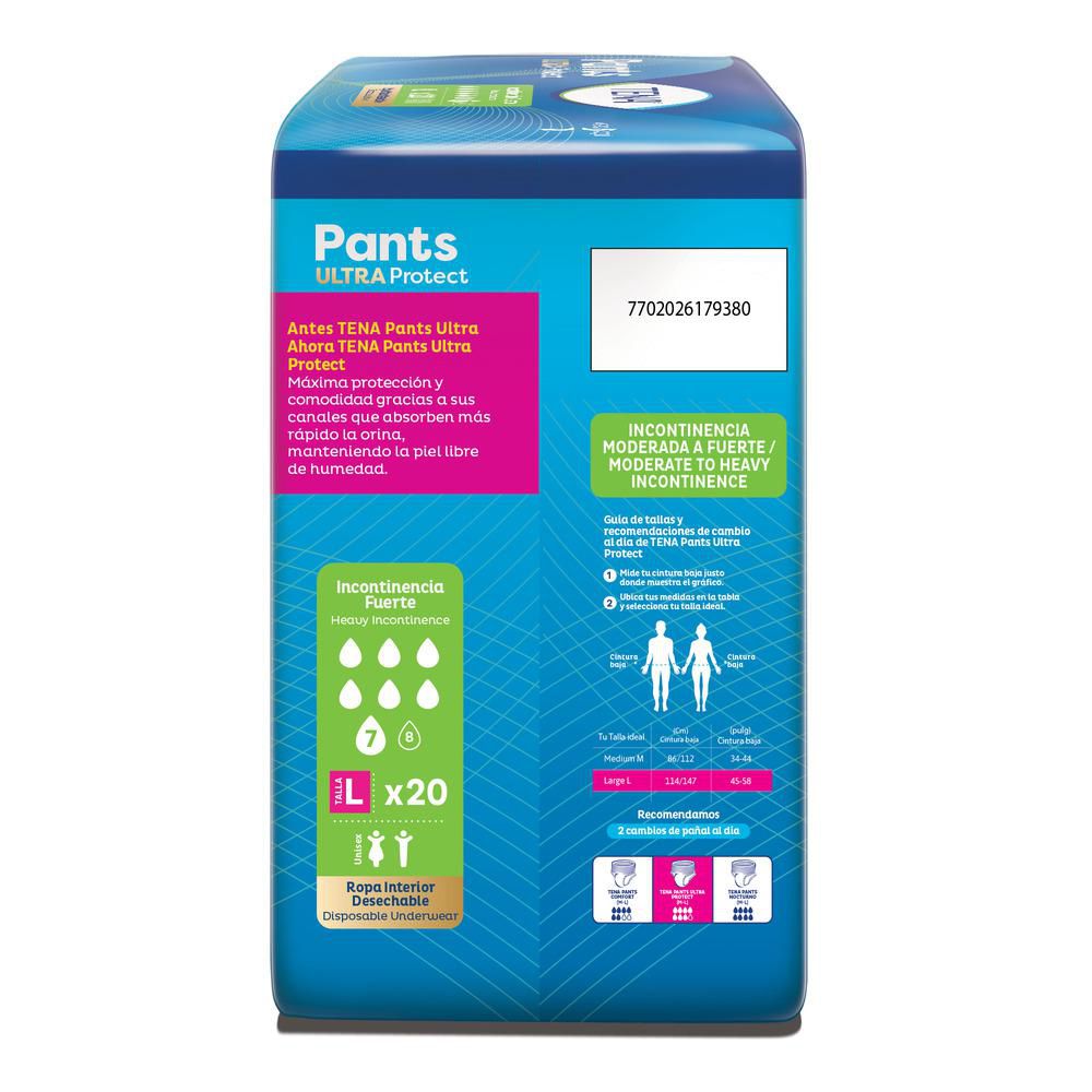 Pañales TENA pants ultra talla L (20  und) img #3