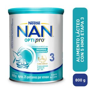 Fórmula infantil NAN optipro 3 lata (800 gr)