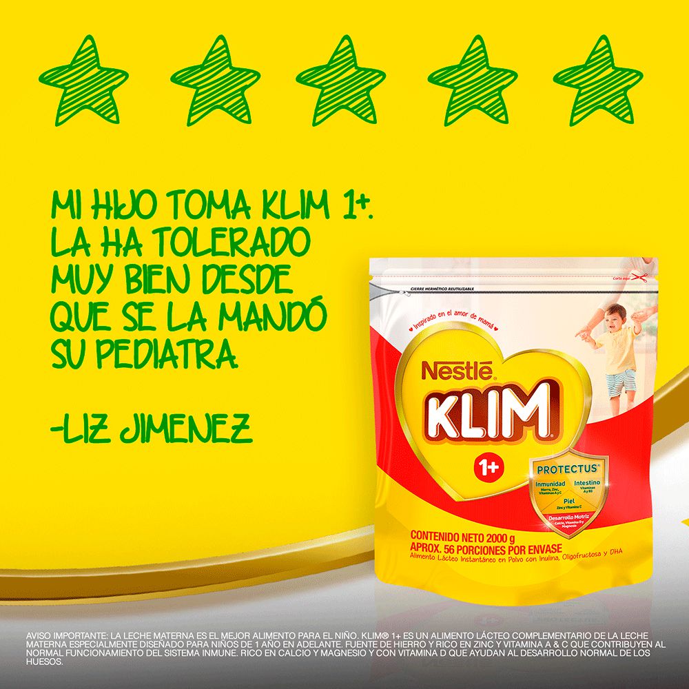 Alimento lácteo KLIM 1+ (2000  gr) img #6