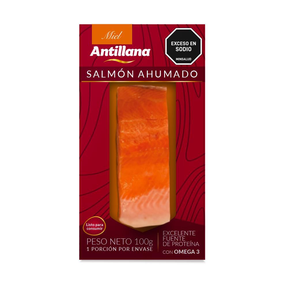 Salmón ahumado ANTILLANA miel (100  gr) img #1