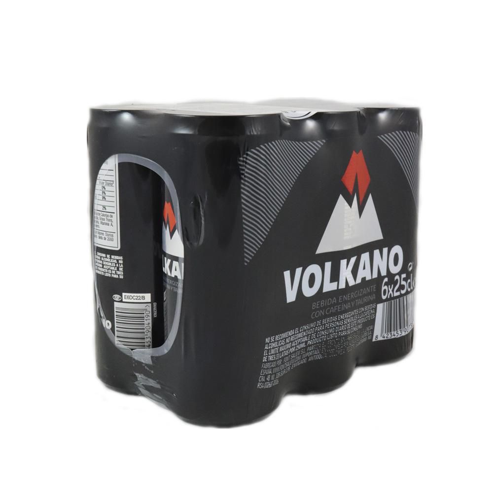 Bebida energizante VOLKANO MARCA EXCLUSIVA con cafeína y taurina lata x6und (1500  ml) img #1