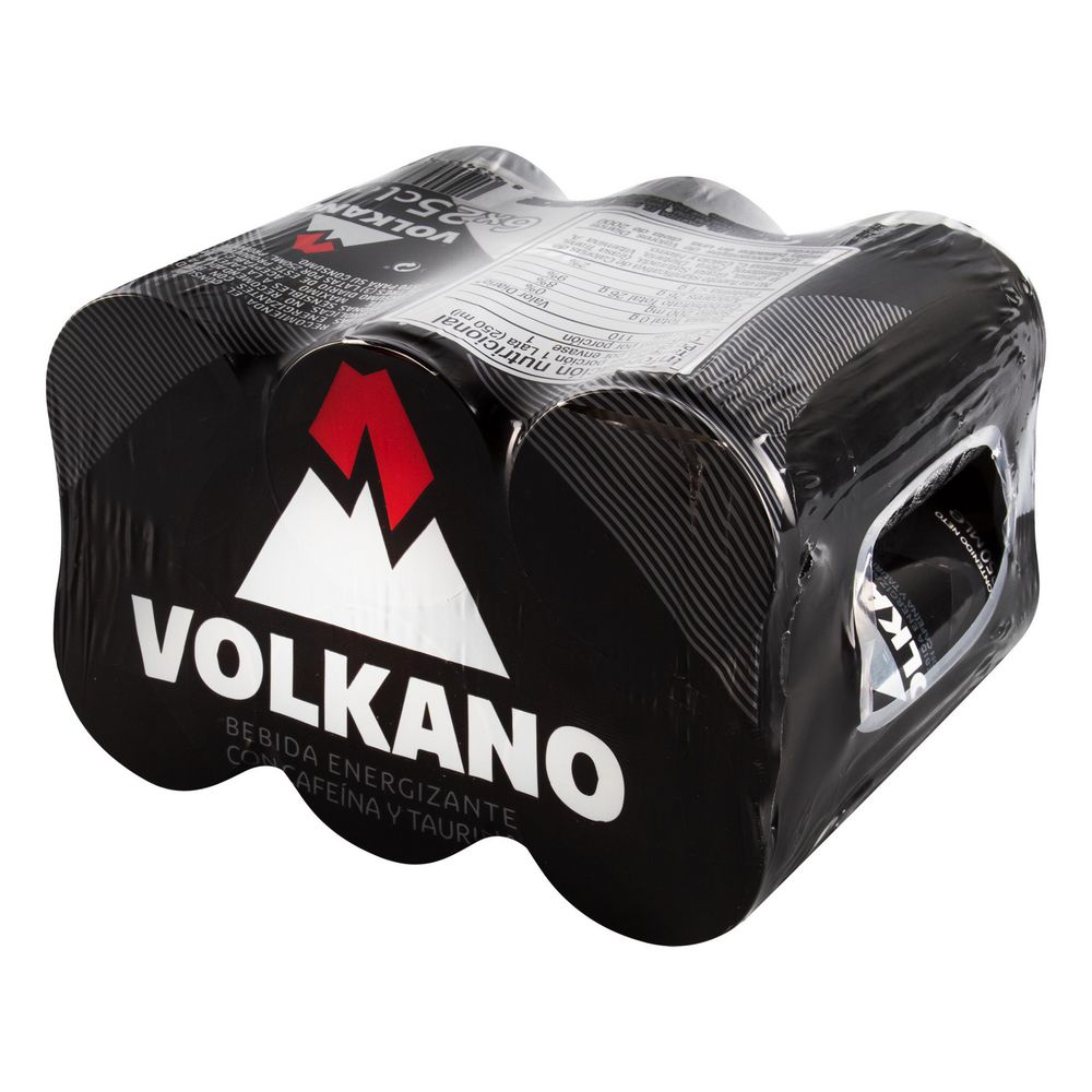 Bebida energizante VOLKANO MARCA EXCLUSIVA con cafeína y taurina lata x6und (1500  ml) img #2