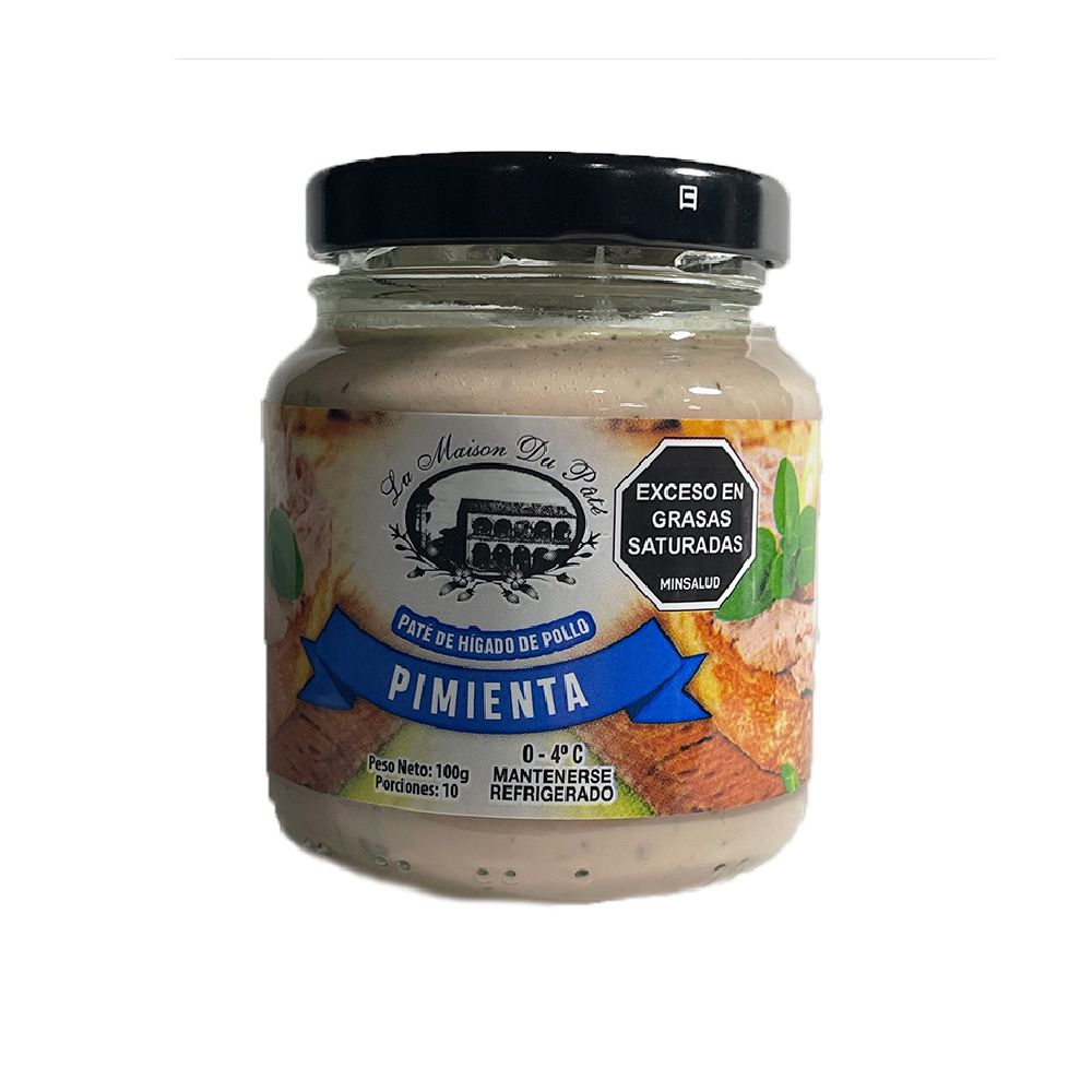 Paté LA MAISON DU PATE hígado pollo con pimienta (100  gr) img #1