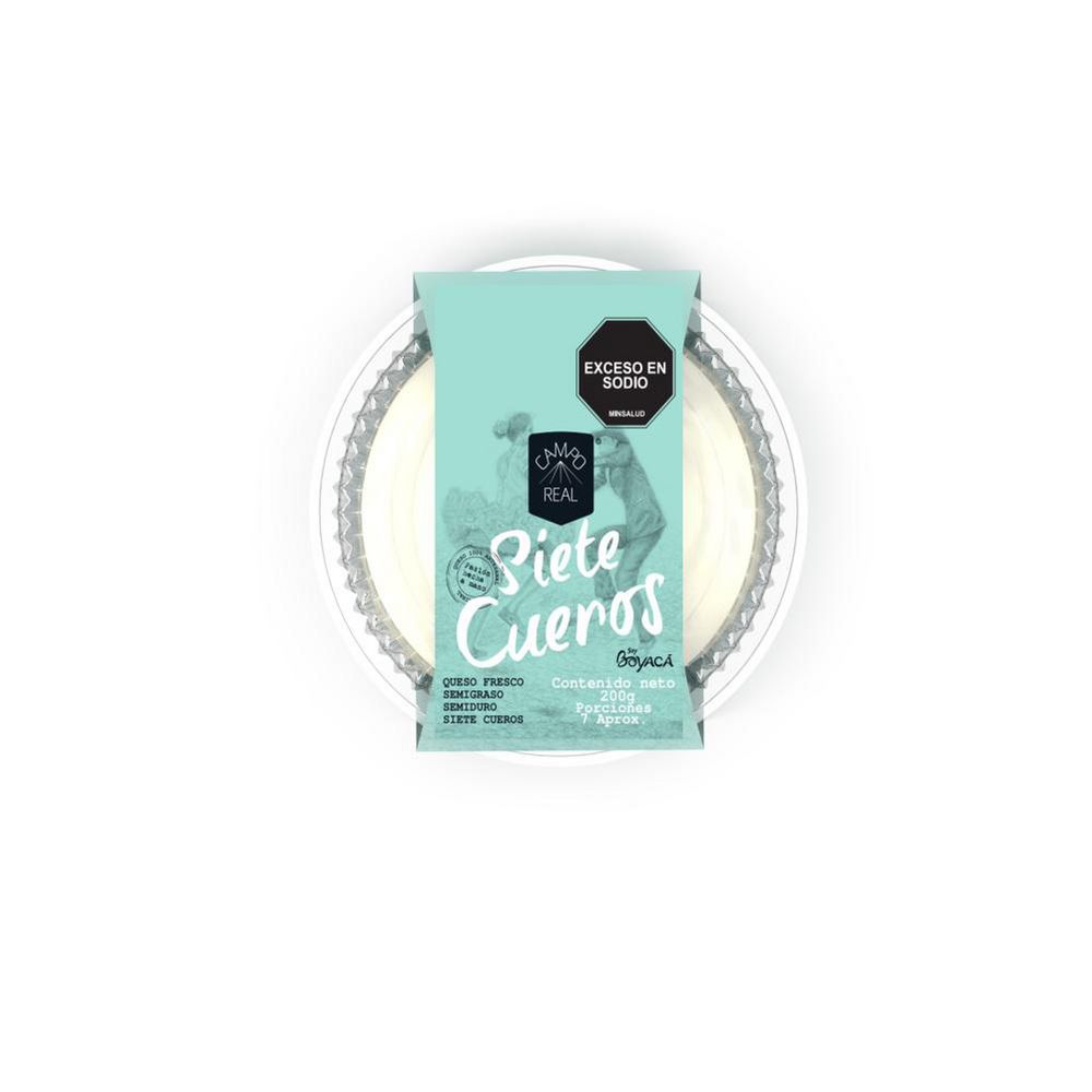 Queso CAMPO REAL semigraso 7 cueros (200  gr) img #1