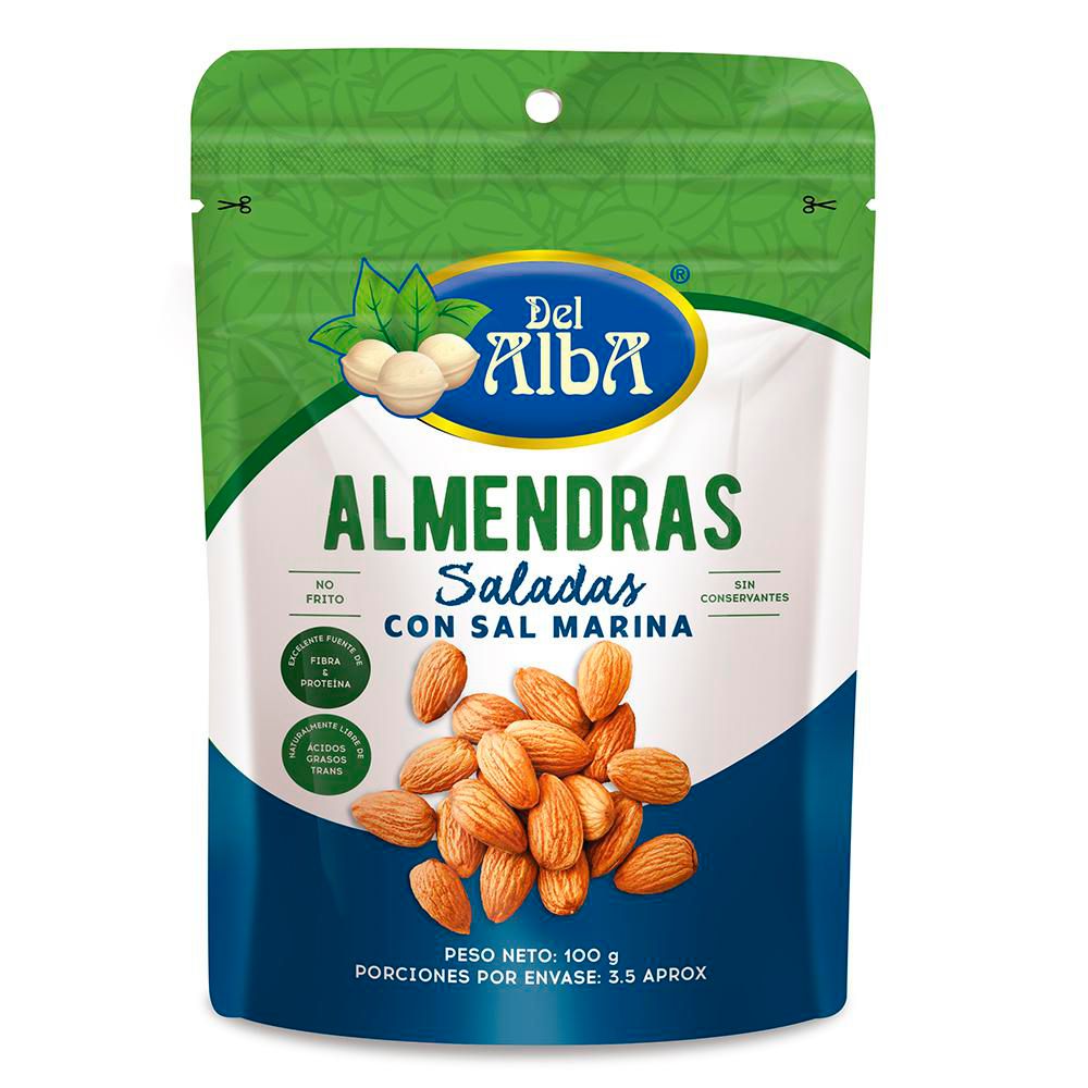 Almendras DEL ALBA salada (100  gr) img #1