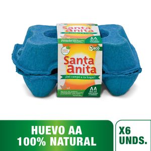 Huevos AA SANTA ANITA rojo eco (6 und)