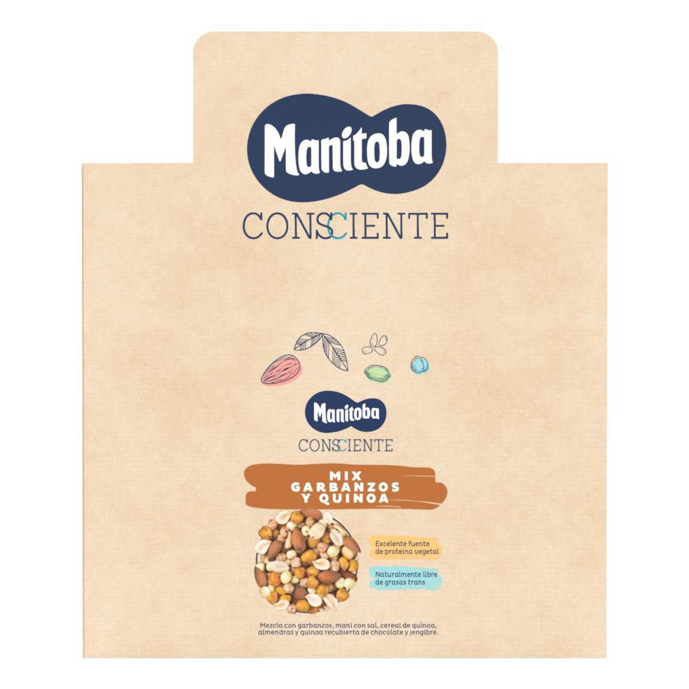 Mezcla frutos secos CONSCIENTE garbanzos quinoa (800  gr) img #2