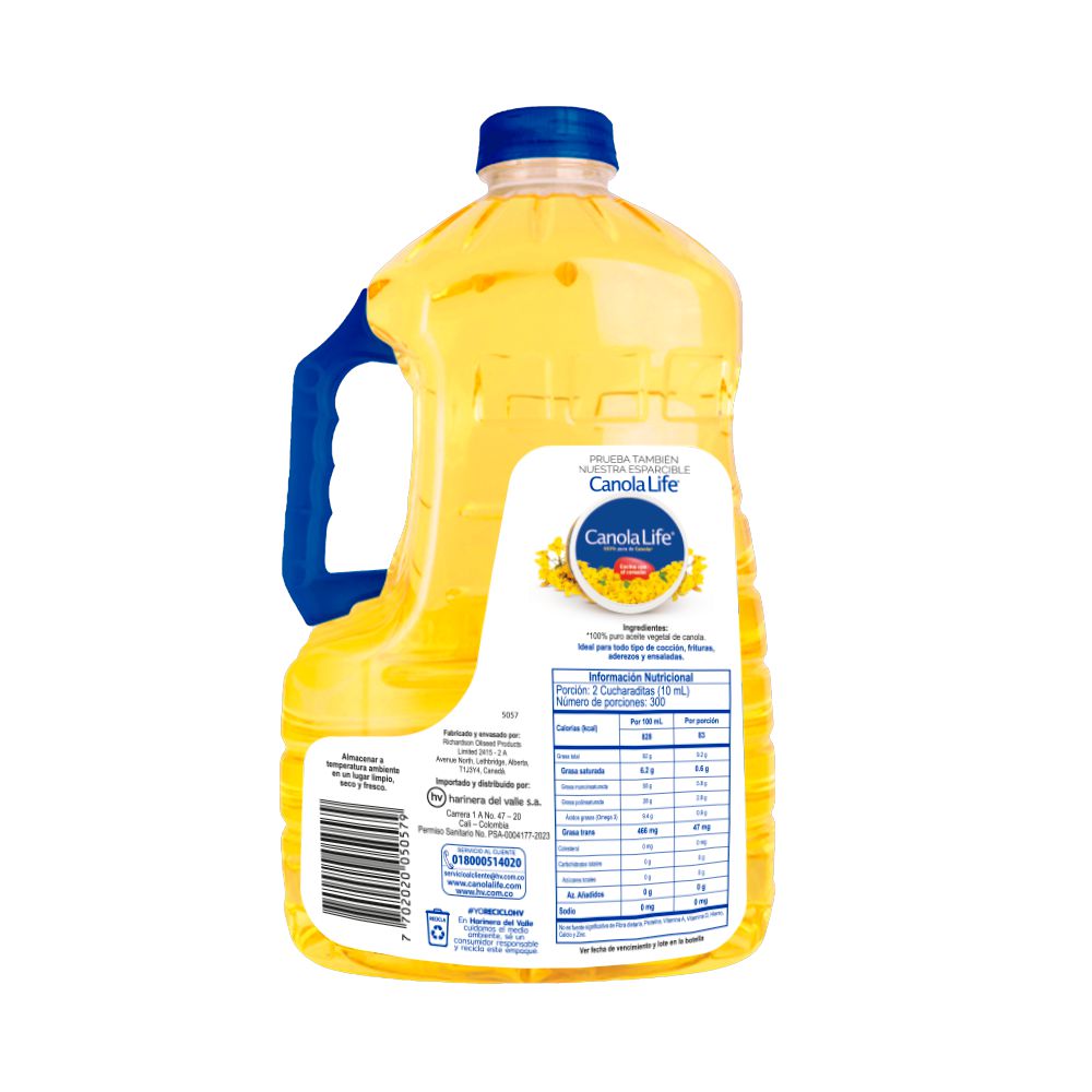 Aceite de canola CANOLA LIFE con omega 3 (3000  ml) img #2