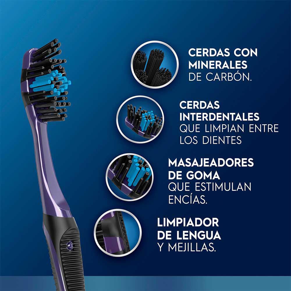 Cepillo de dientes ORALB 5 acciones con carbón suave (2  und) img #2