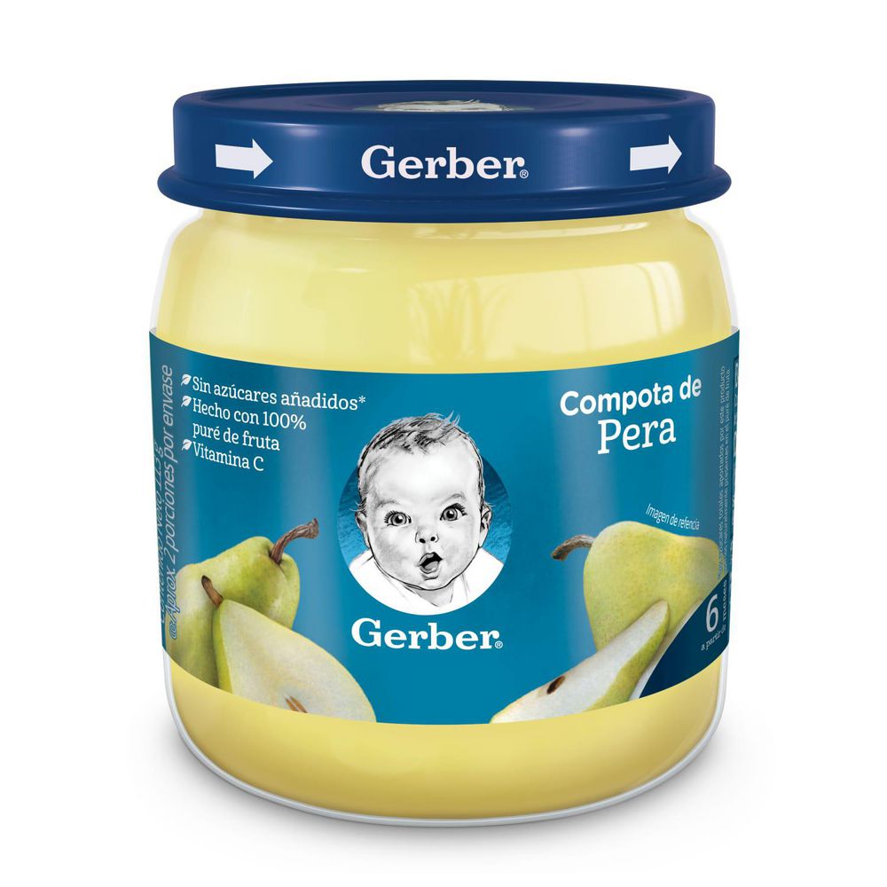 Compota GERBER x 3 unidades (339  gr) img #3