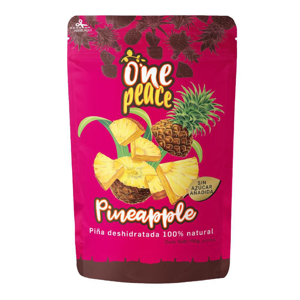 Piña ONE PEACE deshidratada natural (100  gr) img #1