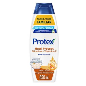 Jabón líquido para cuerpo PROTEX vitamina E (650 ml)