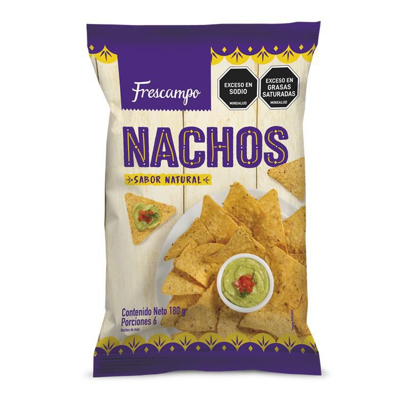 Nachos FRESCAMPO sabor natural (180  gr) img #1