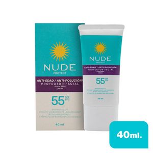 Protector solar NUDE antiedad FPS 55 (40 ml)