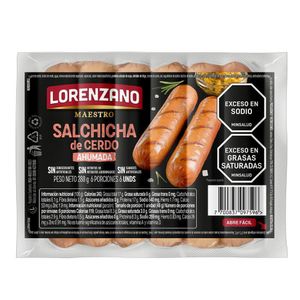 Salchicha LORENZANO ahumada mixta (288 gr)