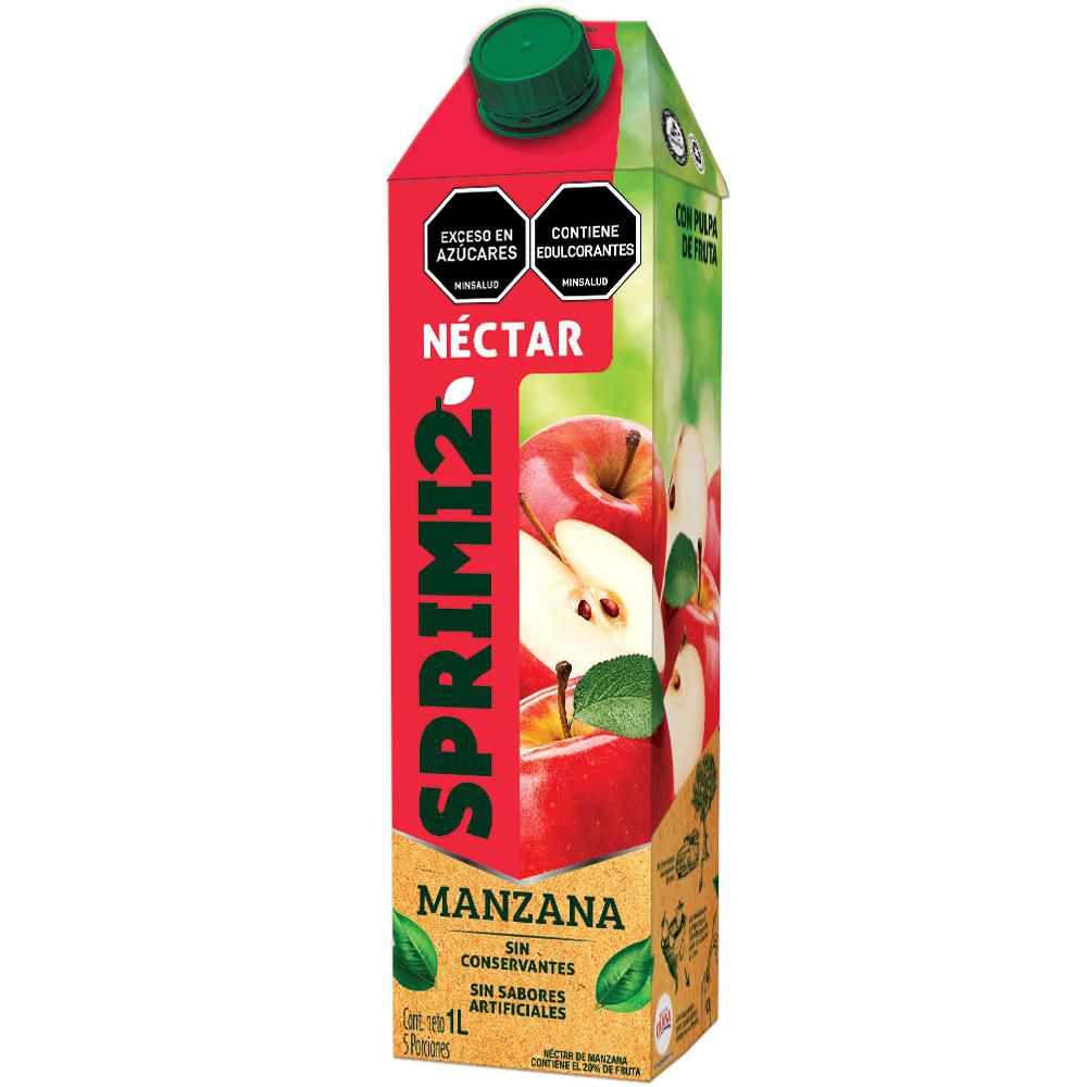 Néctar SPRIMI2 manzana sin conservantes (1000  ml) img #1