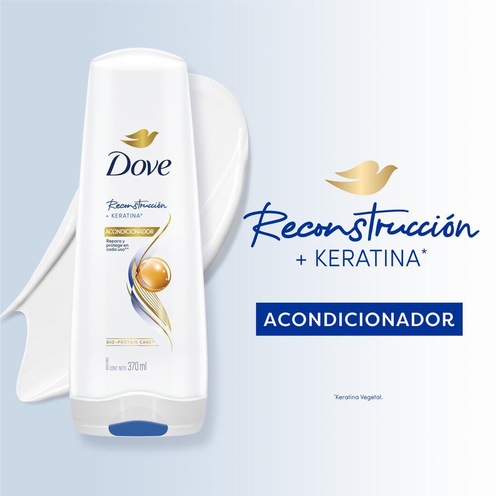 Acondicionador DOVE reconstrucción completa keratina (370  ml) img #2