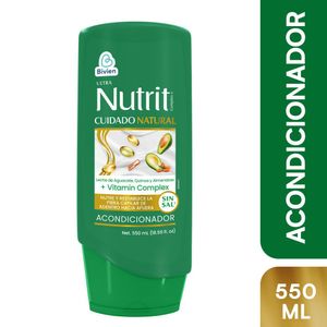 Acondicionador NUTRIT CUIDADO NATURAL SIN SAL (550 ml)