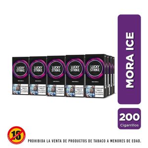 Cigarrillos LUCKY STRIKE wildberries cartón media (200 und)