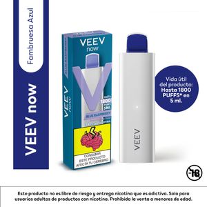 Vapeador VEEV frambuesa azul 1800 puffs (1 und)