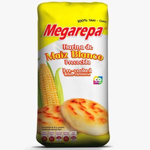 Harina De Maíz Precocida Blanca MEGAREPA Blanca (1000 gr)