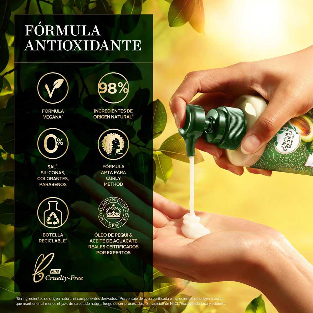 Crema para peinar HERBAL ESSENCES BIO RENEW nutre e hidrata (300  ml) img #5