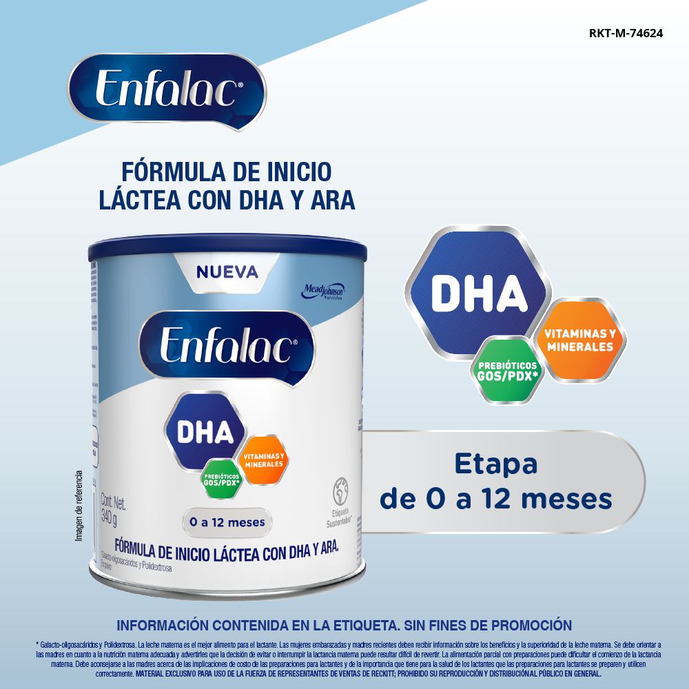 Alimento lácteo ENFALAC fórmula de inicio (340  gr) img #3