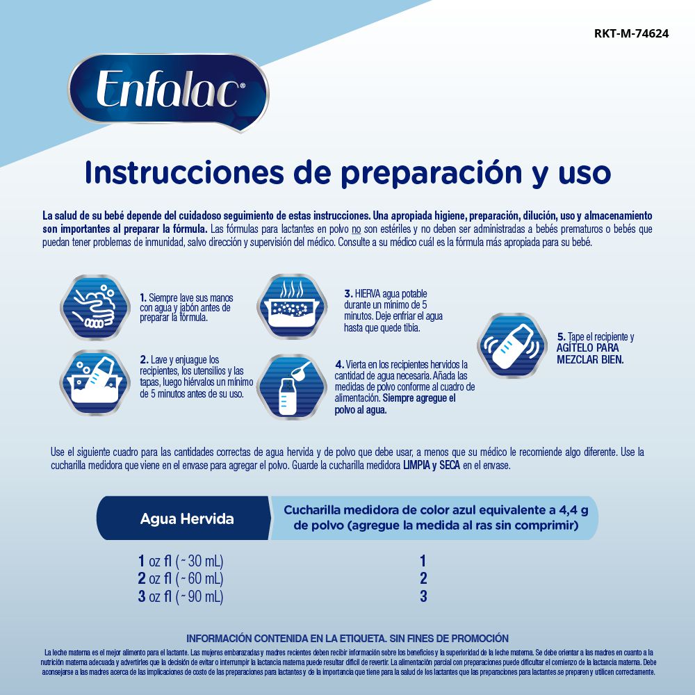 Alimento lácteo ENFALAC fórmula de inicio (340  gr) img #4