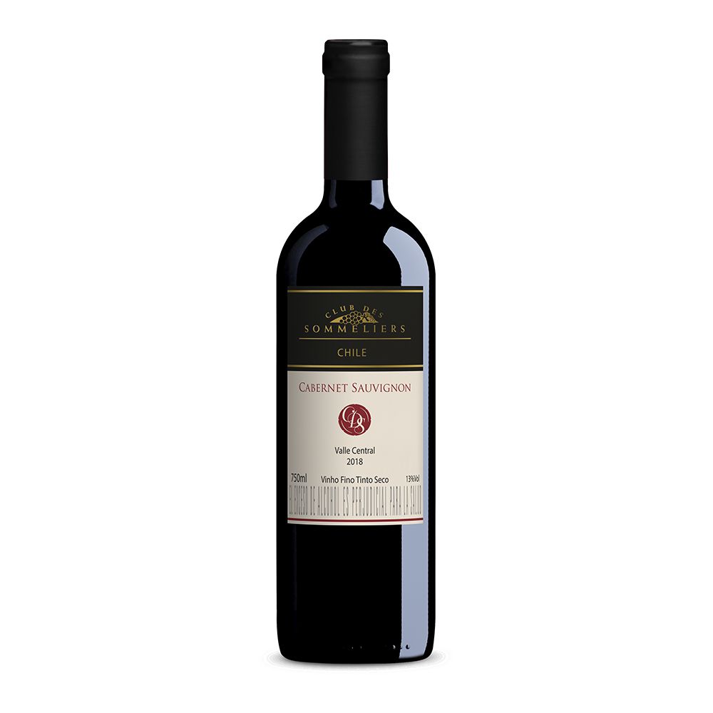 Vino tinto CLUB DES SOMMELIERS MARCA EXCL cabernet sauvignon  (750  ml) img #1