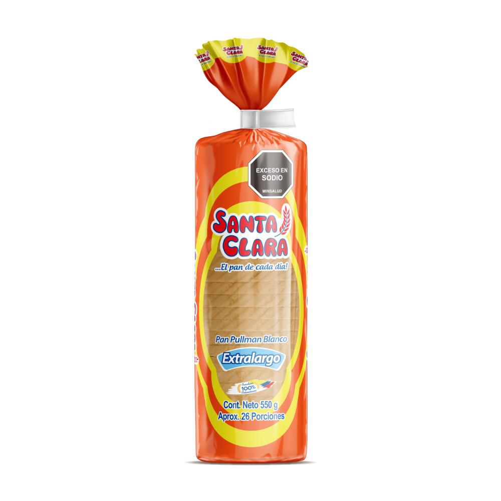 Pan SANTA CLARA Pullman Extralargo (550  gr) img #1