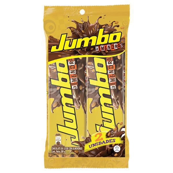 Chocolatina JUMBO de leche con almendras (1200  gr) img #1