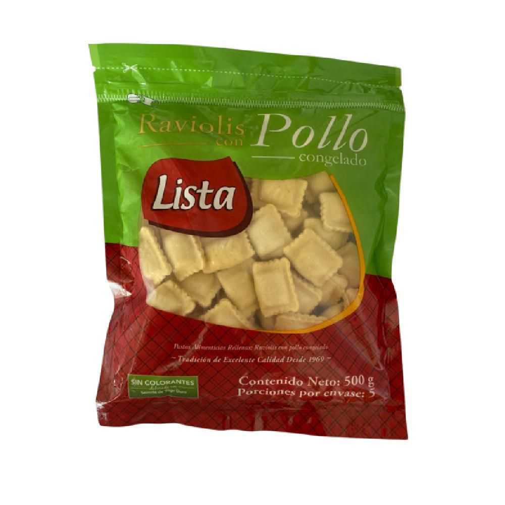 Raviolis LISTA con pollo (500  gr) img #1