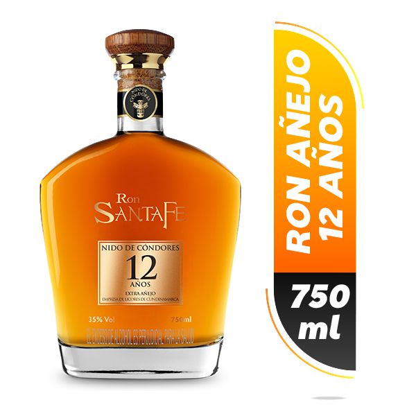 Ron SANTA FE nido cóndores 12 años  (750  ml) img #1