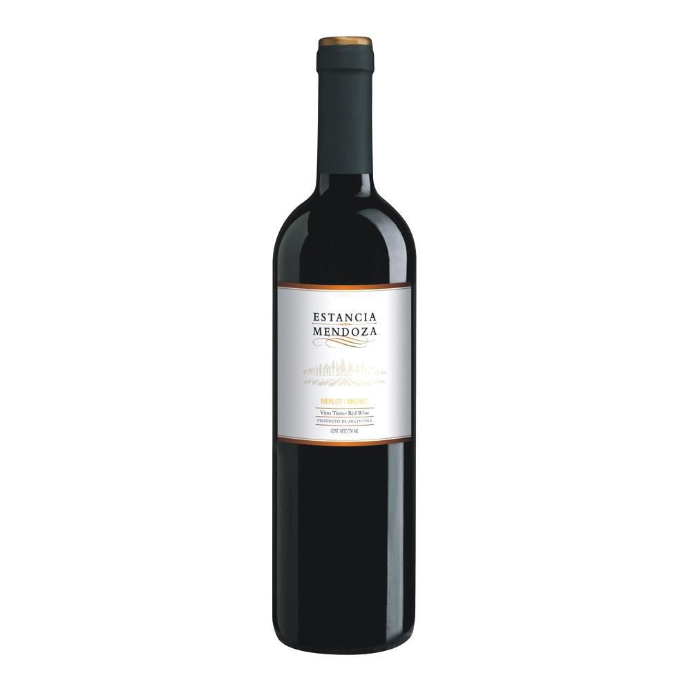 Vino tinto ESTANCIA MENDOZA merlot malbec Blended (750  ml) img #1