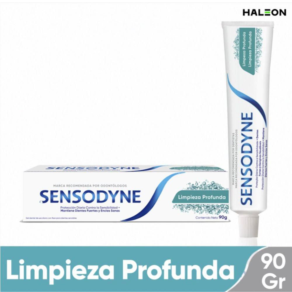 Crema dental SENSODYNE limpieza profunda (90  gr) img #1