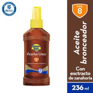 Bronceador BANANA BOAT extracto zanahoria y aceite de coco (236 ml)
