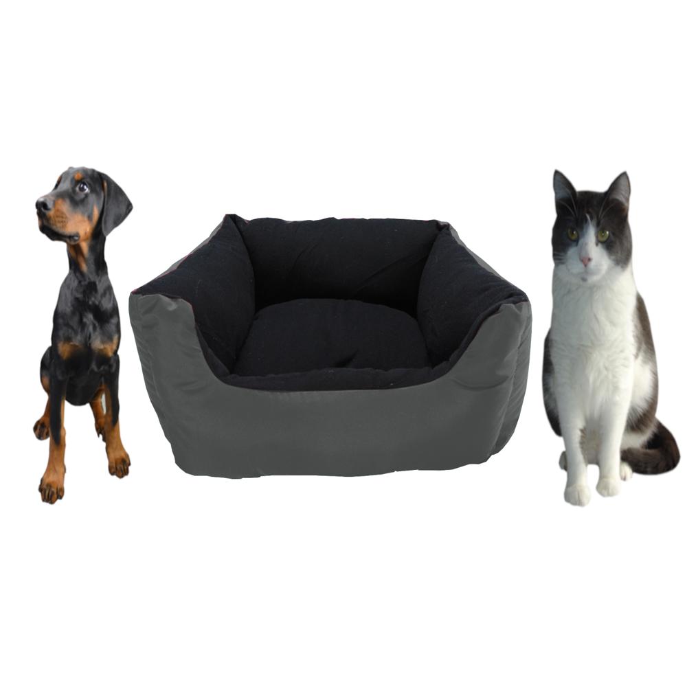 Cama Lavable Gigante Gris img #1