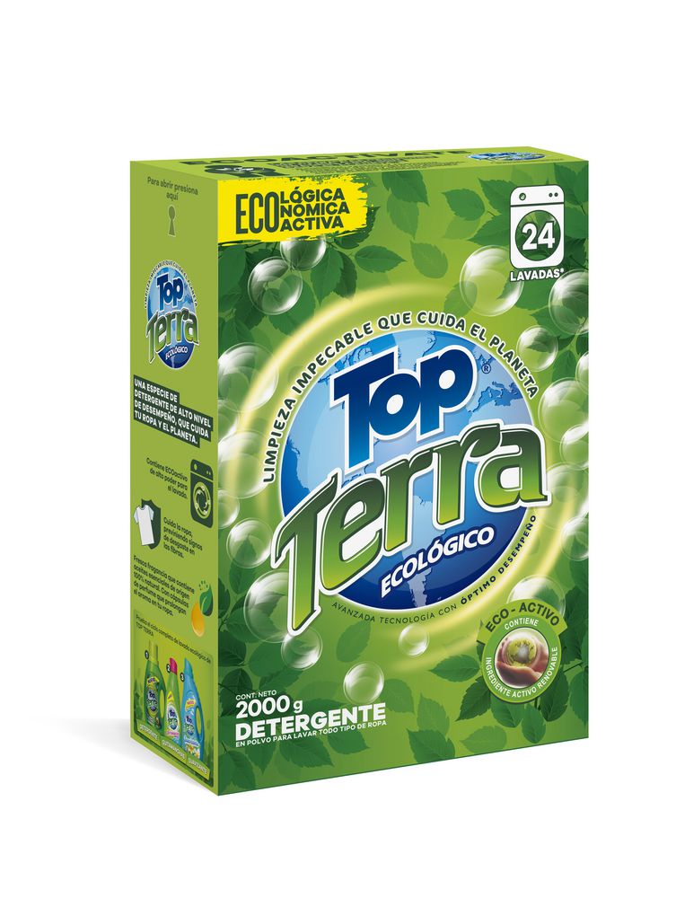Detergente en polvo TOP TERRA ecológico (2000  gr) img #1