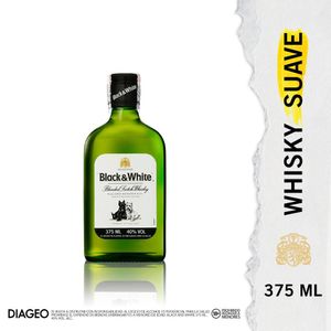Whisky BLACK AND WHITE media 8 Años (375 ml)
