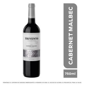 Vino tinto TRIVENTO blended Cabenet S (750 ml)