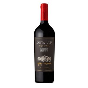 Vino tinto SANTA JULIA MARCA EXCLUSIVA reserva cabernet sauvig Cabenet S (750 ml)