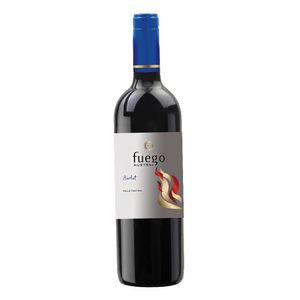 Vino tinto FUEGO AUSTRAL MARCA EXCLUSIVA merlot Merlot (750 ml)