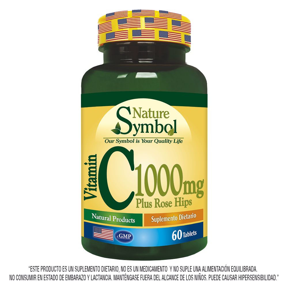 Suplemento dietario NATURE SYMBOL MARCA EXCLUSIVA vitamina C (60  und) img #1